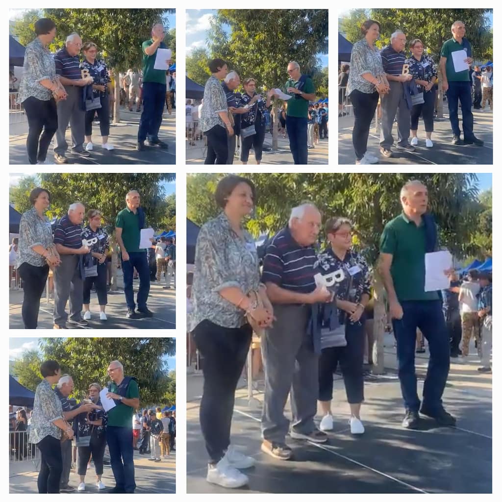 Remise du trophée des bénévoles